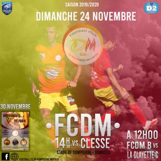 FCDM vs Clessé Affiche