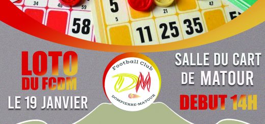 19 Janvier Loto du FCDM 2020 Salle du Cart Matour